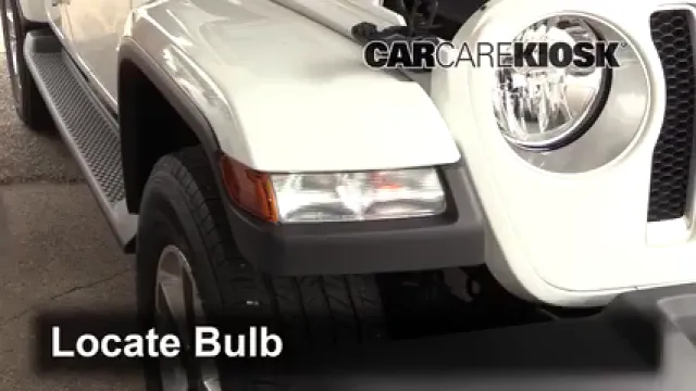 2018 Jeep Wrangler Unlimited Sport 3.6L V6 Lights Daytime Running Light (replace bulb)